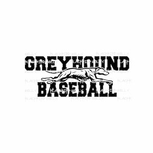Logo del baseball del levriero