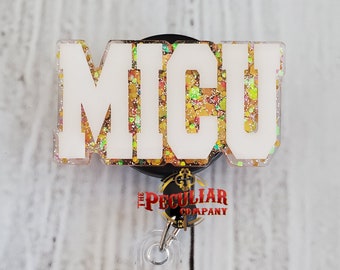 MICU Badge Reel, badge holder, transport, nurses, nursing, RRT, healthcare workers, appreciation
