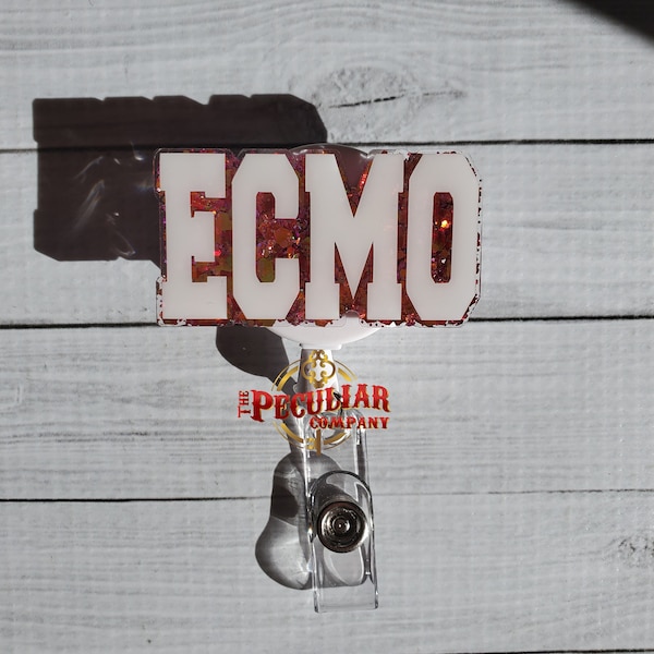 ECMO Badge Reel, badge holder, healthcare, RRT, Nursing, PICU, Critical care