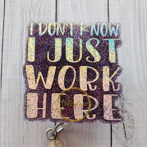 I Don't know I Just Work Here Text, lustiger Schal, lustiger Schal, lustiger Schal, lustiger Schal, lustiger Schal, lustiger Becher