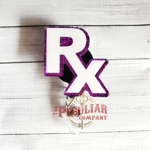 RX Badge Reel, Pharmacy, Pharmacist badge holder, Pharmacy Tech, Pharmacy Tech badge holder, gift ideas, healthcare worker
