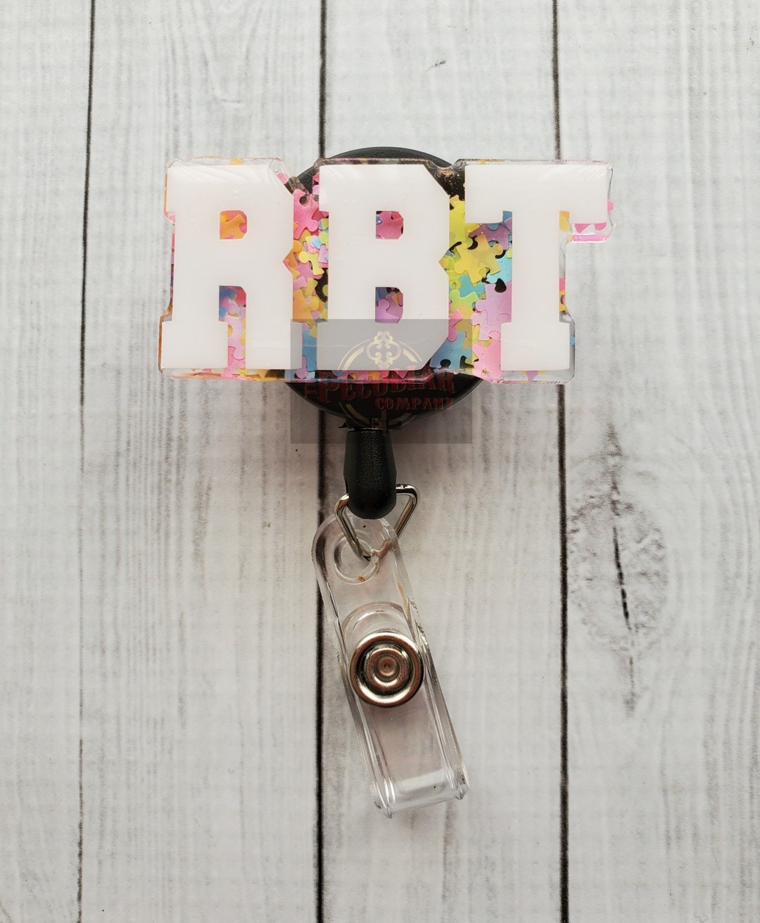RBT (registered Behavior Technician), Badge Holder, Badge Reel ...