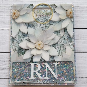 Mosaic White Lotus Badge Buddy (Variety of sizes)