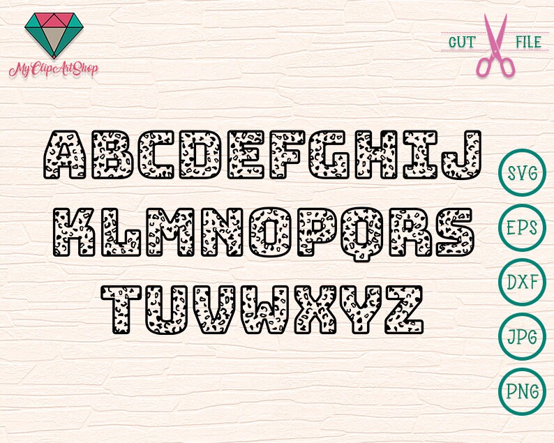 Download Leopard Font Svg Animal Alphabet Svg Leopard Letters Svg Leopard Font Animal Font Svg Leopard Alphabet Svg Animal Letters Svg Animal Cricut Digital Art Collectibles Vadel Com