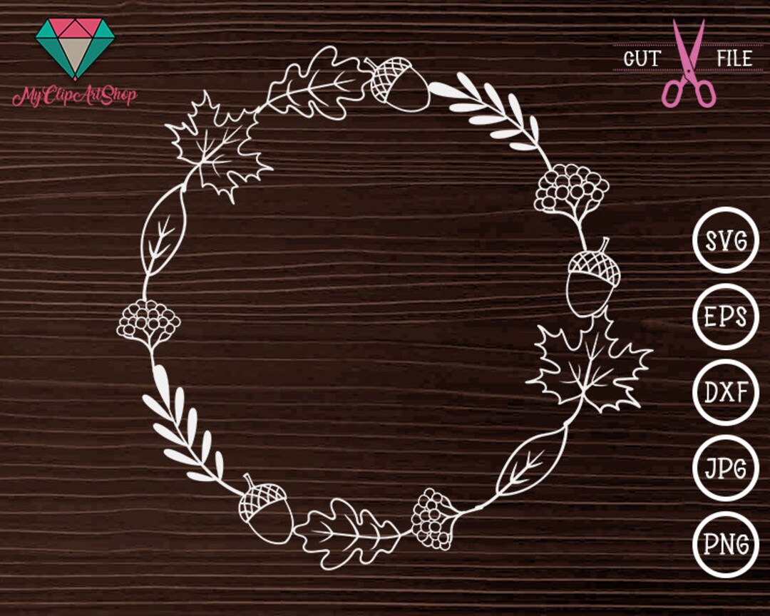 Fall Frame Svg, Autumn Leaves Svg, Fall Frame Thanksgiving, Svg, Fall ...