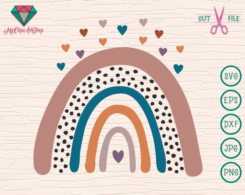 Download Rainbow Svg Design Boho Rainbow Baby Svg Files For Cricut ...