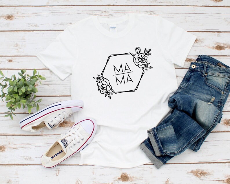 Download Mama floral hexagon Mama svg Mama clipart Mama hexagon svg ...