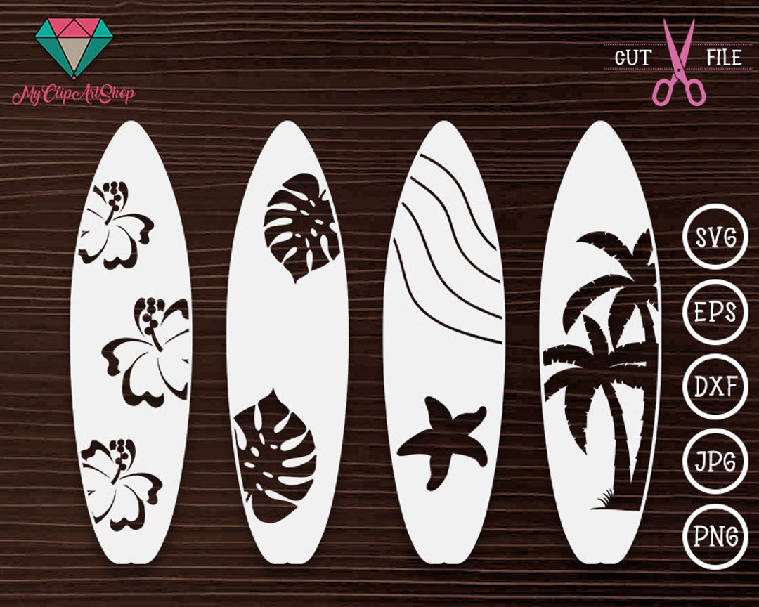 Surfing SVG Surf Board SVG Beach SVG Digital Download Cut 