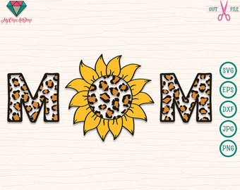 Sunflower Mom Svg, Mother Svg, Mom Svg, Mother's Day Svg, Mom Quote Svg, Mama Svg, Mommy Svg, Mom Svg Designs, My Dear Mother Svg