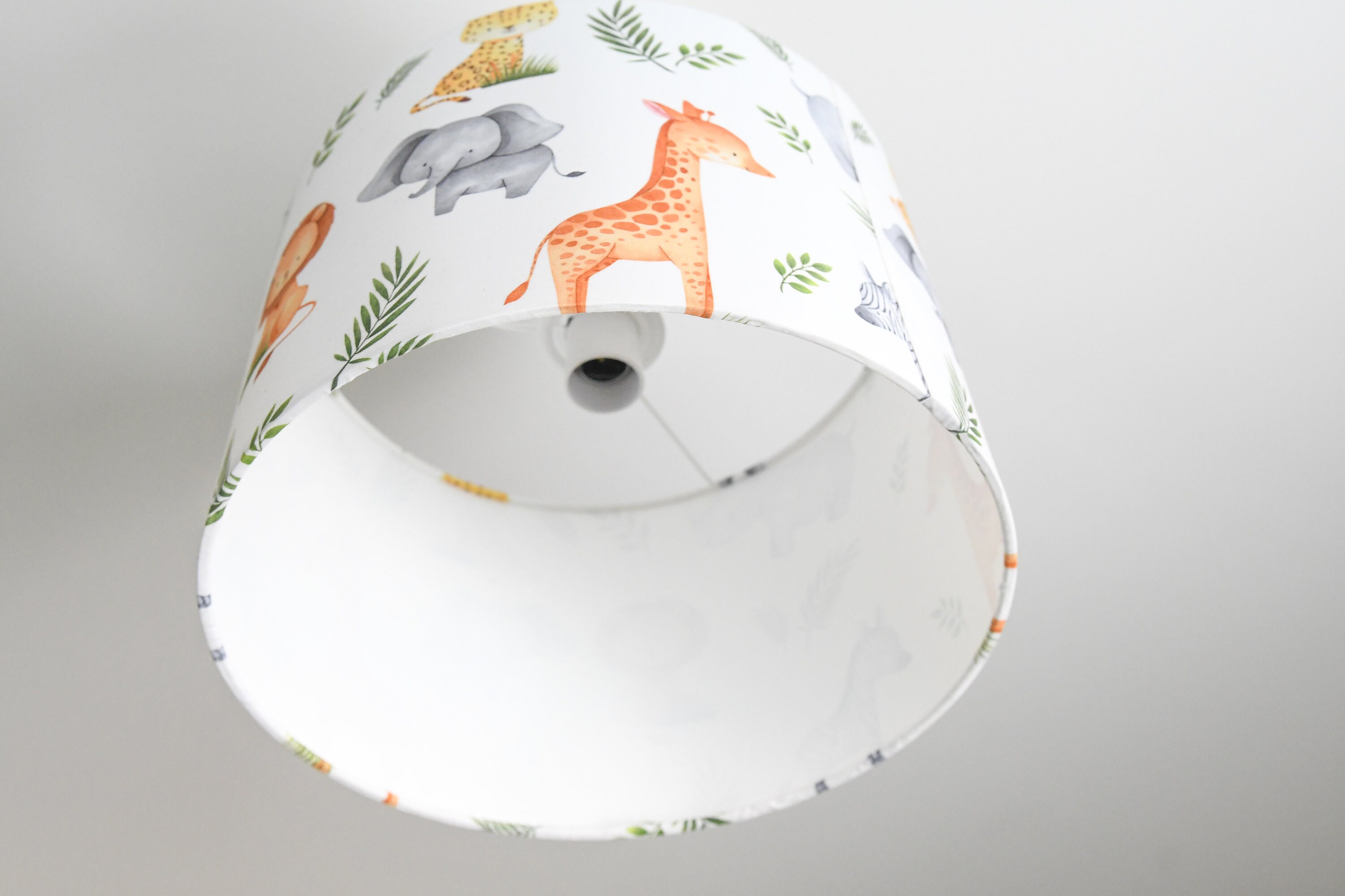 Safari Lampshade Nursery Safari Lampshade Safari Nursery Etsy UK