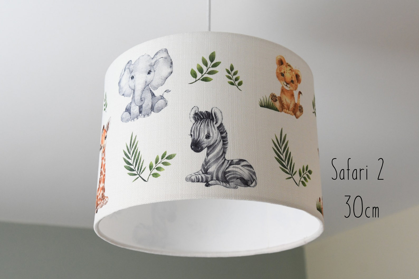 Safari Lampshade Nursery Safari Lampshade Safari Nursery Etsy UK