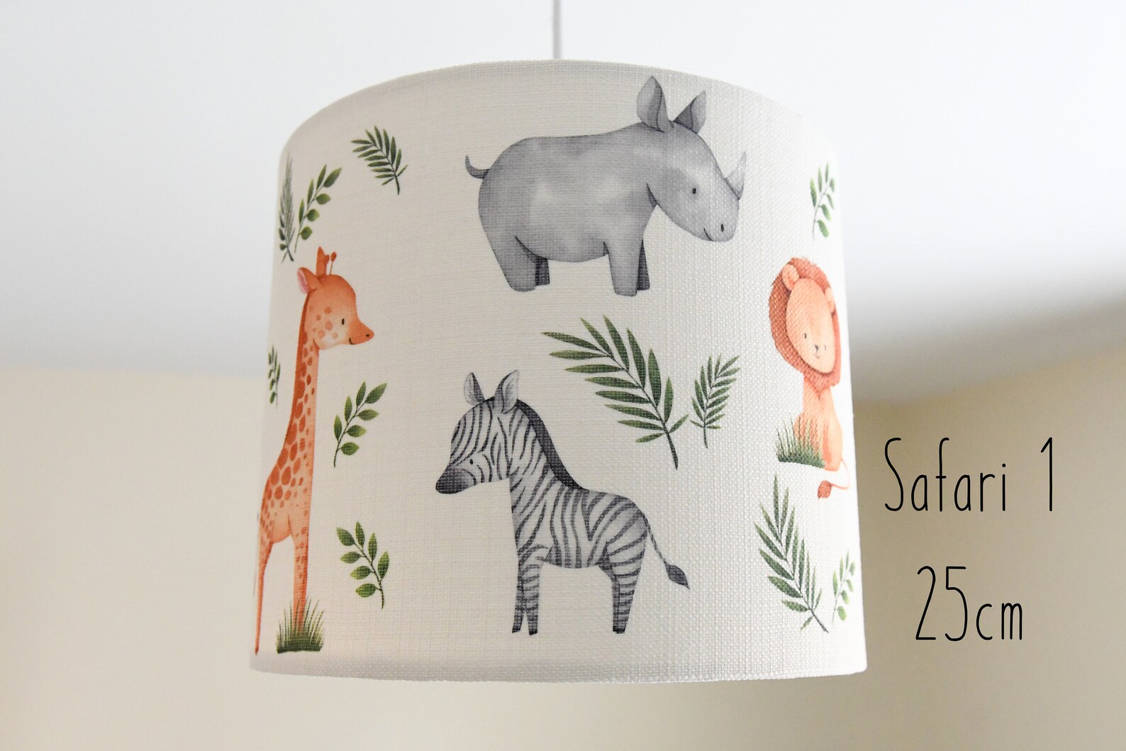 Safari Lampshade Nursery Safari Lampshade Safari Nursery Etsy UK