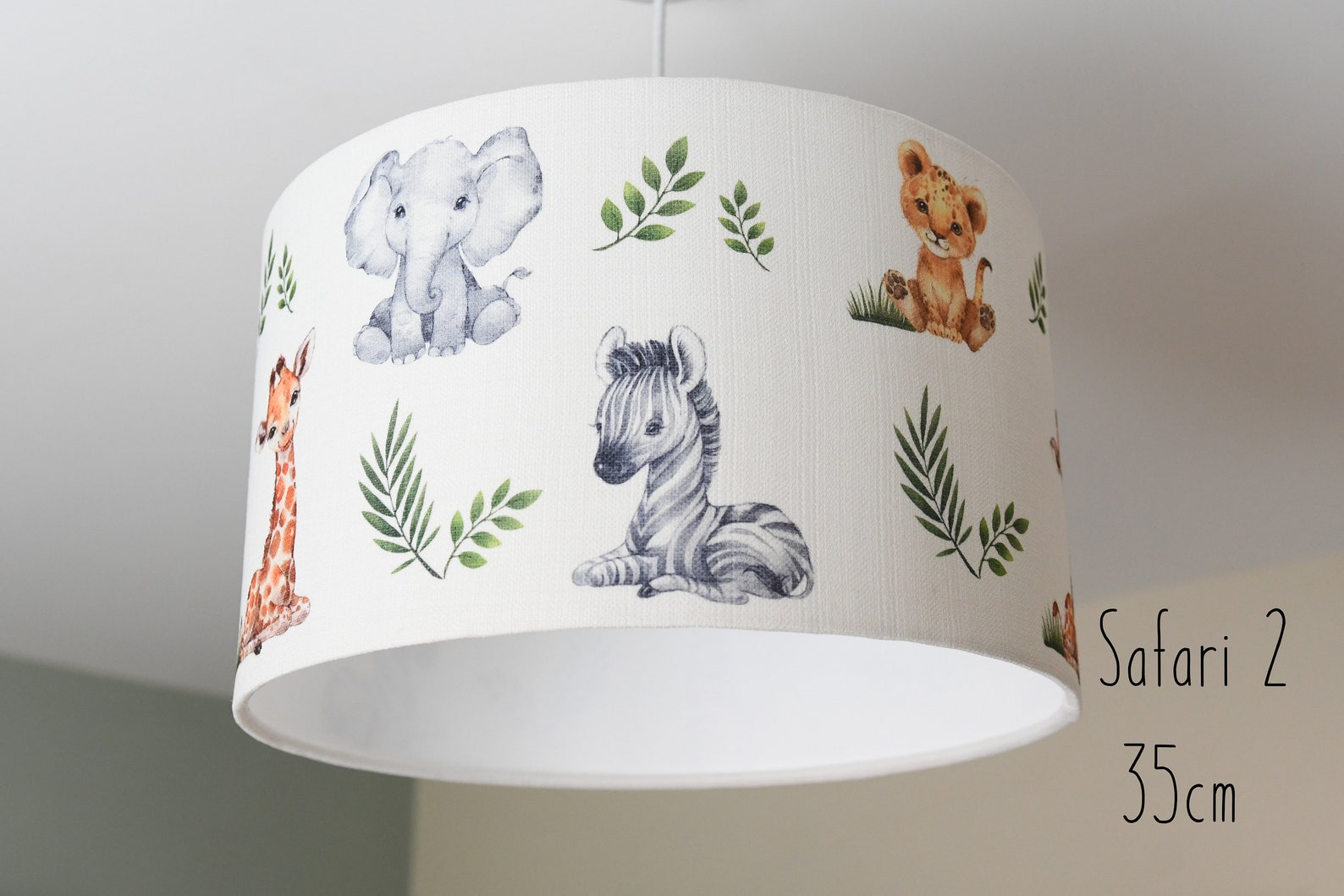 Safari Lampshade Nursery Safari Lampshade Safari Nursery Etsy UK