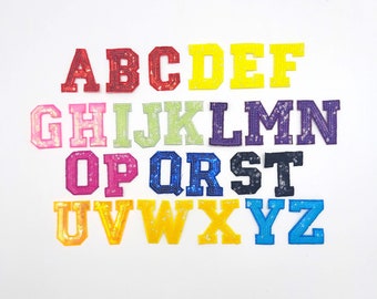 2&quot; Small Sequin Letters: 10 Colors To Choose From