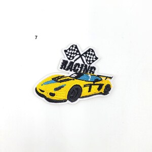 Embroidery Racing Patch Small Embroidery Race Car Patches - Ships From USA - Etsy