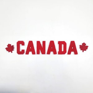 Rode Canada- en esdoornbladpatches, perfect voor een fleecejack, opstrijkbaar en naaibaar