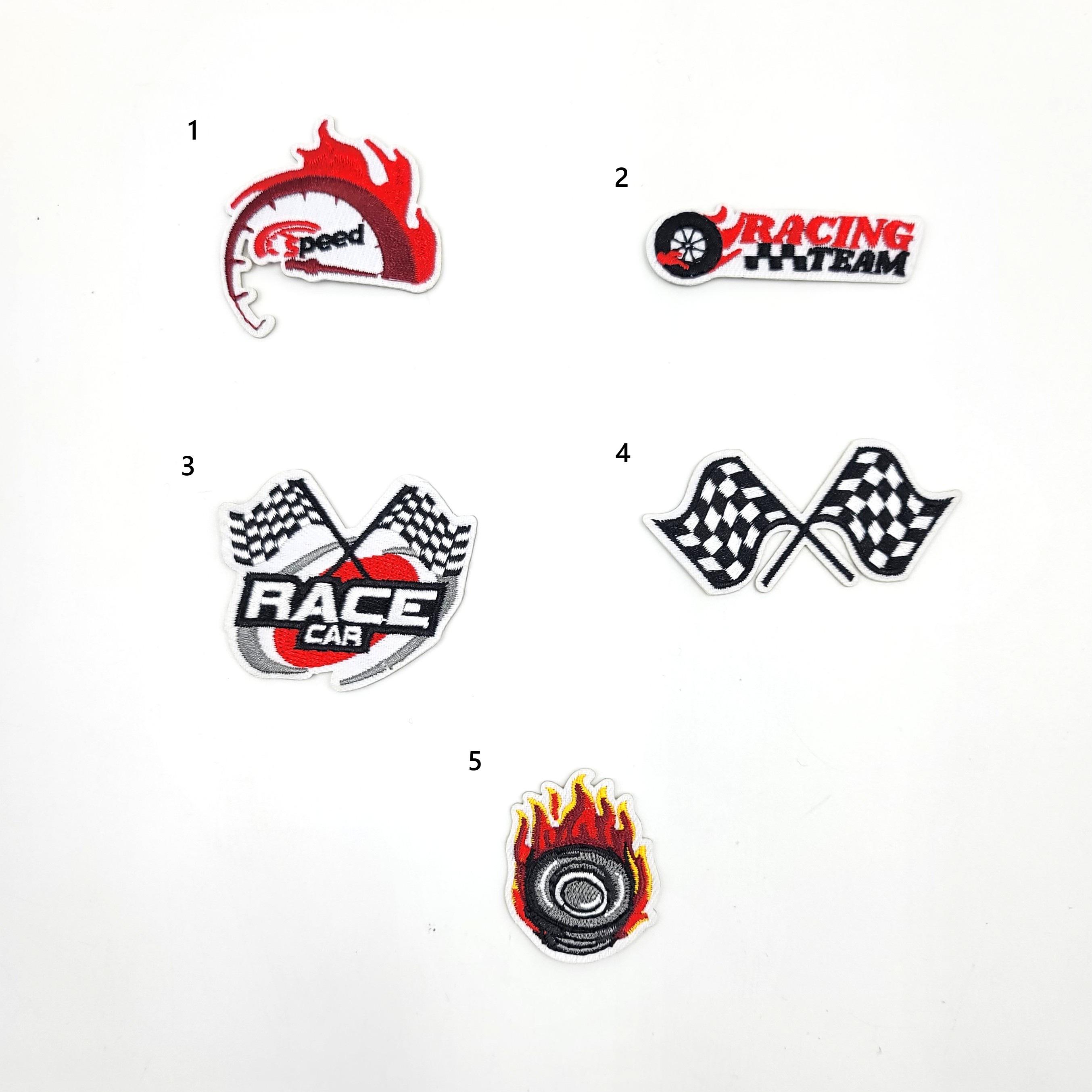 Embroidery Racing Patch Small Embroidery Race Car Logos Patches - Ships From USA - Etsy