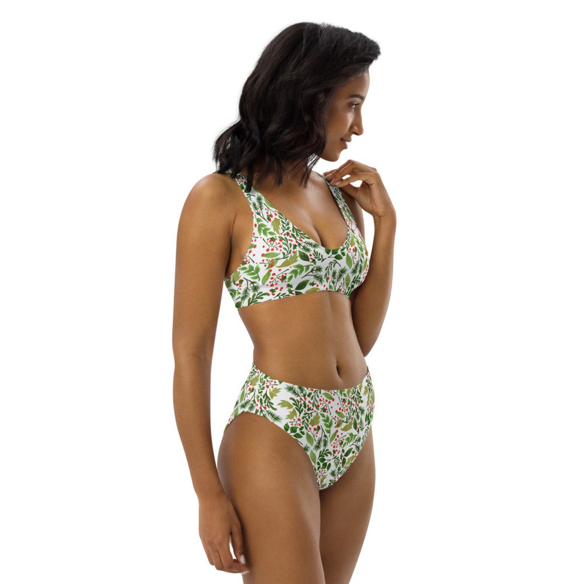 EcoFriendly Swimsuit Floral Bikini Tropical Swimsuit Etsy