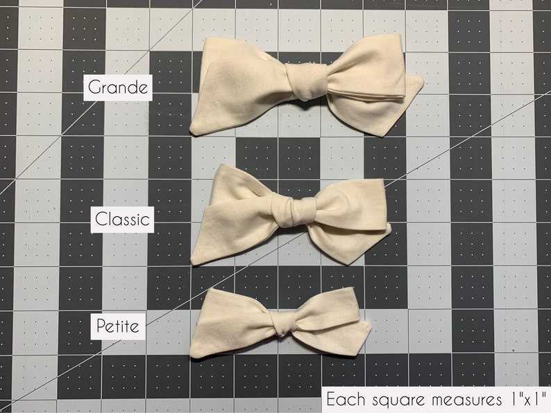 Mustard Linen Hand Tied Hair Bow