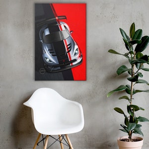 Viper ACR illustration canvas print