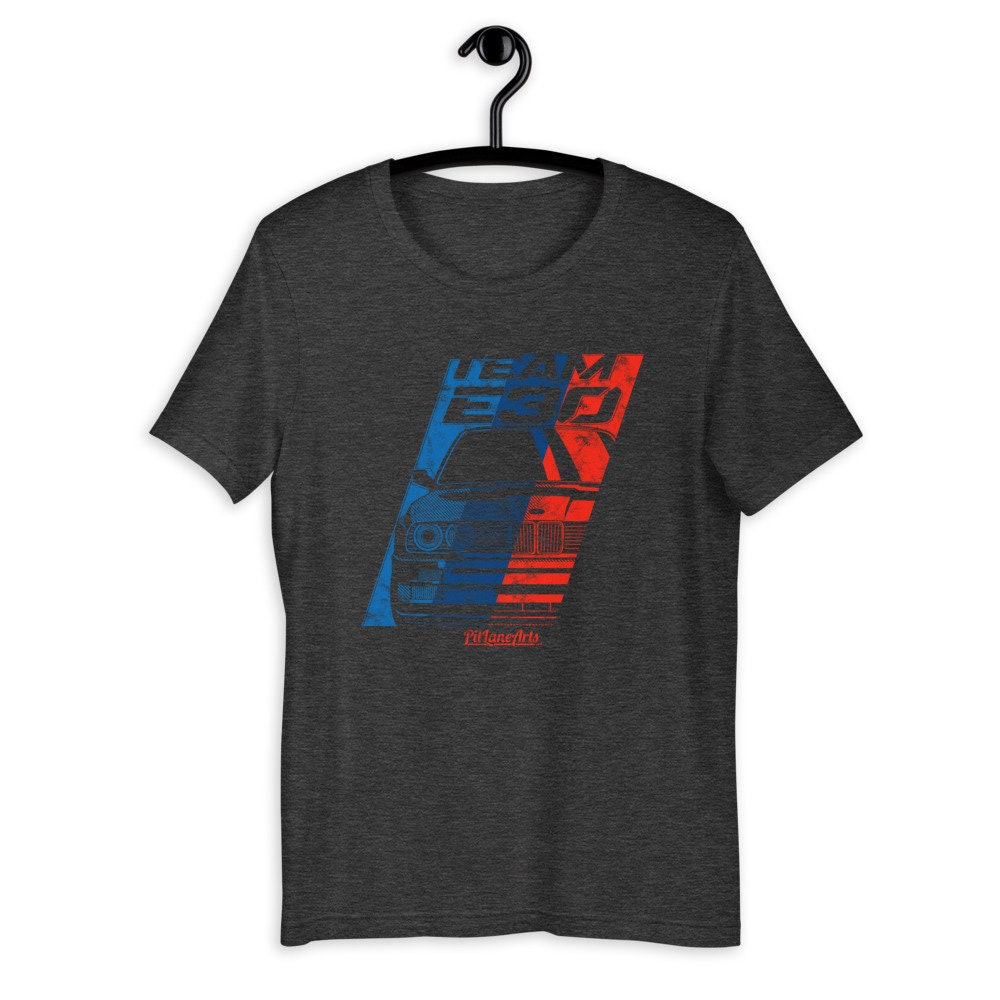 T-shirt Uomo BMW E30 M3 – Maglietta Classica Fan, Cotone, Taglie Normali - Foto 2
