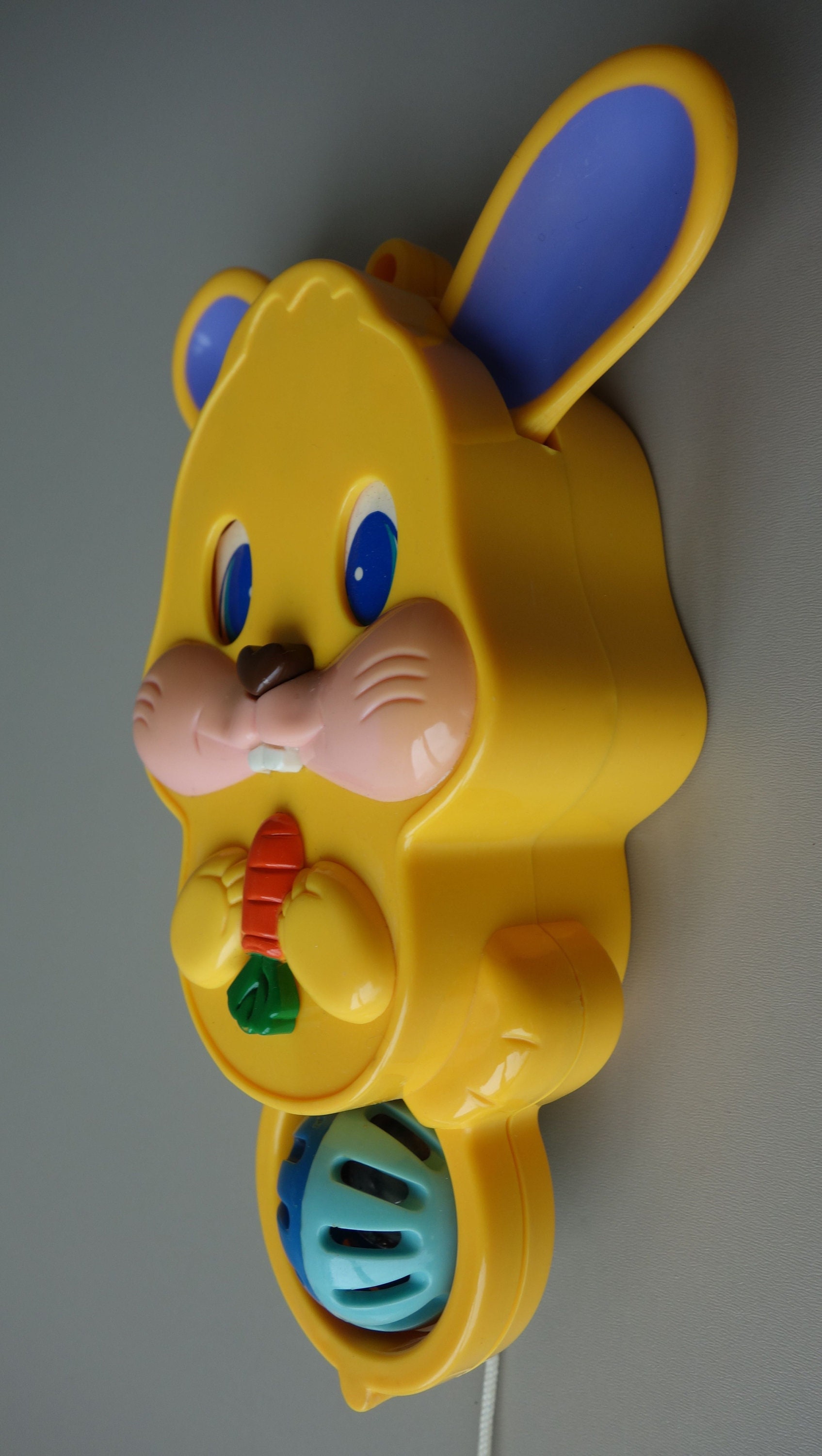 Vintage Pull String Musical Toy Rabbit Rare Collectibles Crib  display picture 1