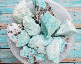 Large Raw Amazonite Etsy