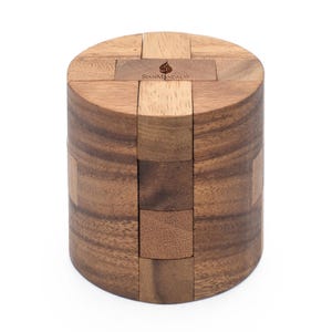 Powder keg: Handmade Unique Gift for Boys and Girls Wooden Puzzle for Adults 3D Brain / Wood STEM Toys Educational Game Logic Brain Teaser