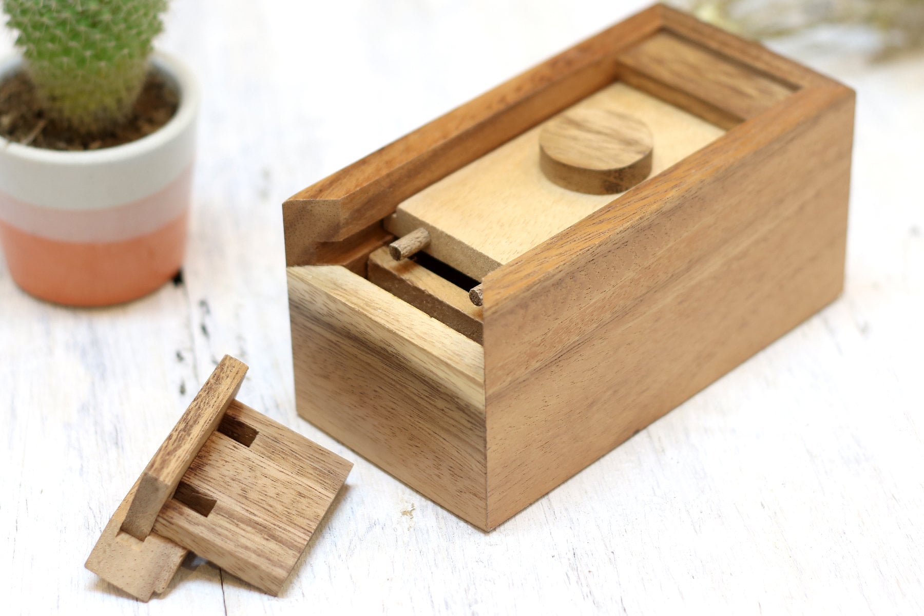 Treasure Chest Triple Puzzle Lock Box Game for Adults Magic Money