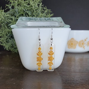 Pyrex earrings top