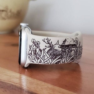 Pyrex Forest Fancies Inspired Engraved Silicone Watch Band