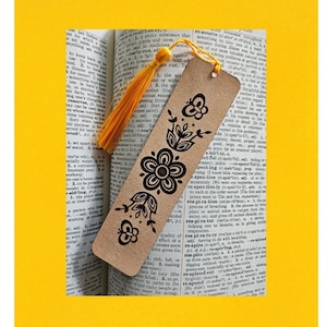 Pyrex Butterfly Gold Leather Bookmark