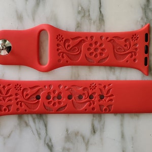 Pyrex Friendship Inspired Engraved Silicone Watch Band