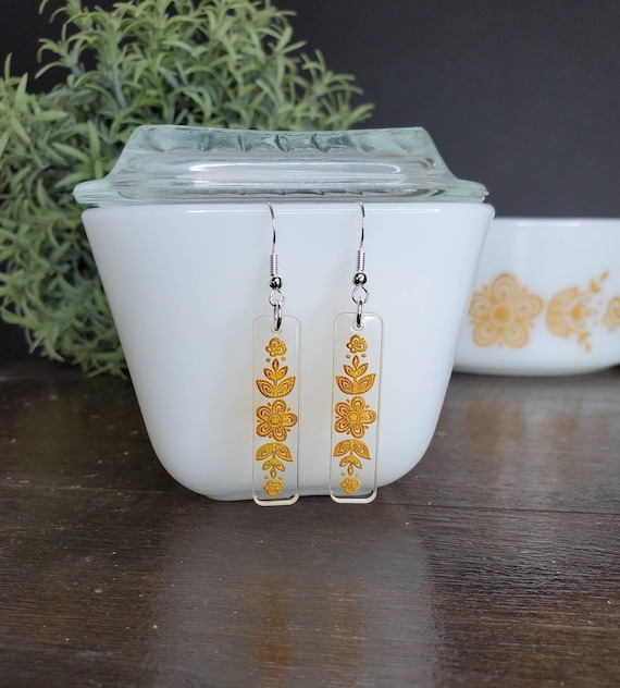 Pyrex earrings discount
