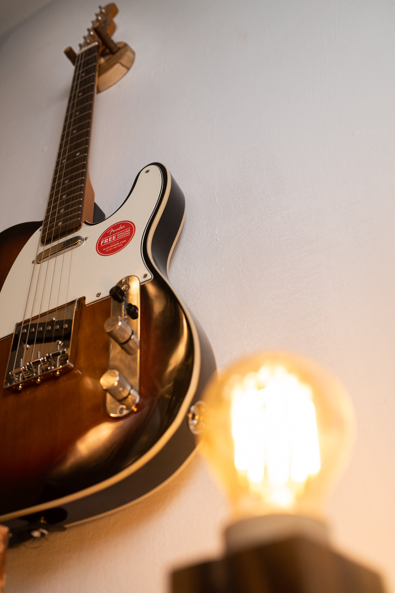 Electric Guitar Wall Hanger Solid Wood Maple Handmade Etsy