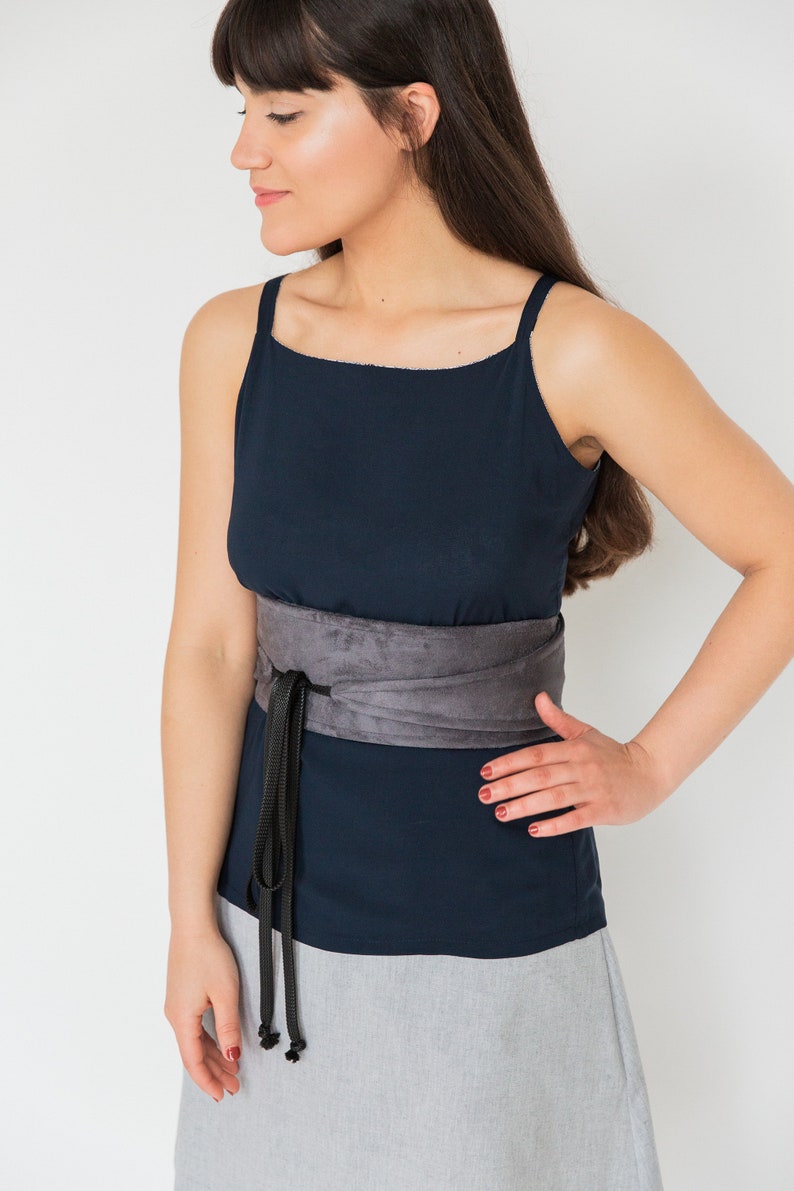 FLOW Reversible Tank top Navy Sea and Bird