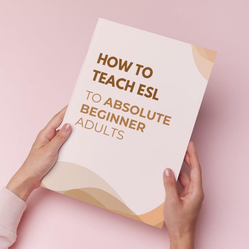 How to Teach ESL to Adult Beginners EBOOK + Free PDF Resources for New ...