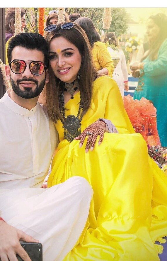 saree for haldi rasam