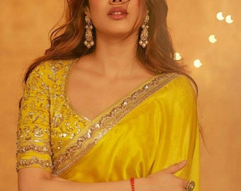 saree for haldi rasam