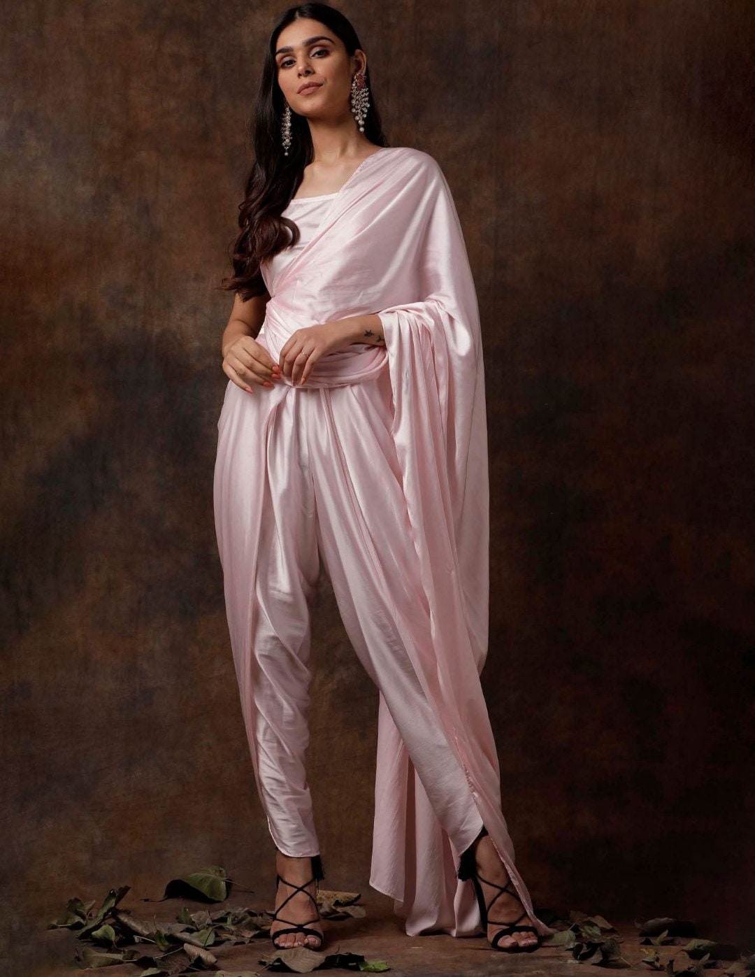 ready to wear dhoti saree online