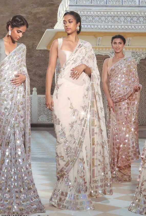 cocktail sarees by manish malhotra