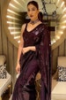 Huge Manish Malhotra inspired Designer sequence saree , for parties and marriage ,Bollywood style traditional wedding reception. 