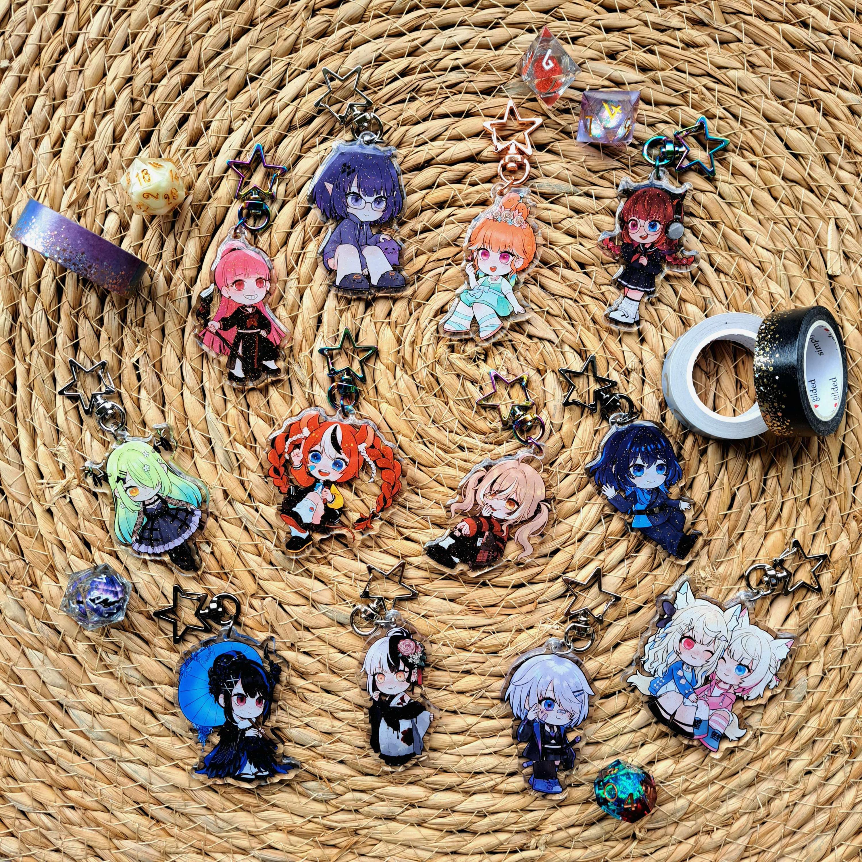 Nanashi Mumei Keychain - Etsy