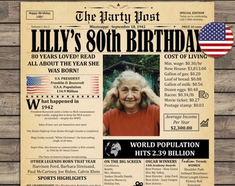 1942 Fun Facts Etsy