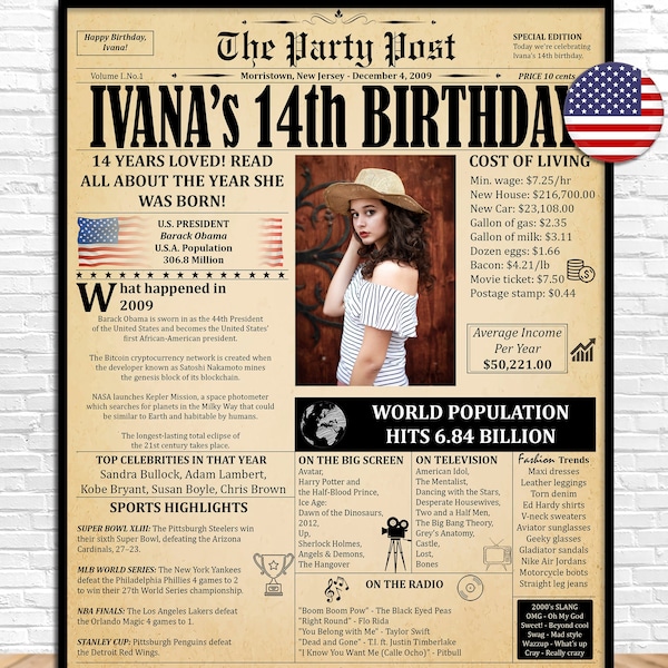 INTERESTING FACTS ABOUT THE YEAR 2009 visual data 8