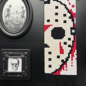 Horror Makramee Wandbehang: Horror und Unheimliches Wohndekor