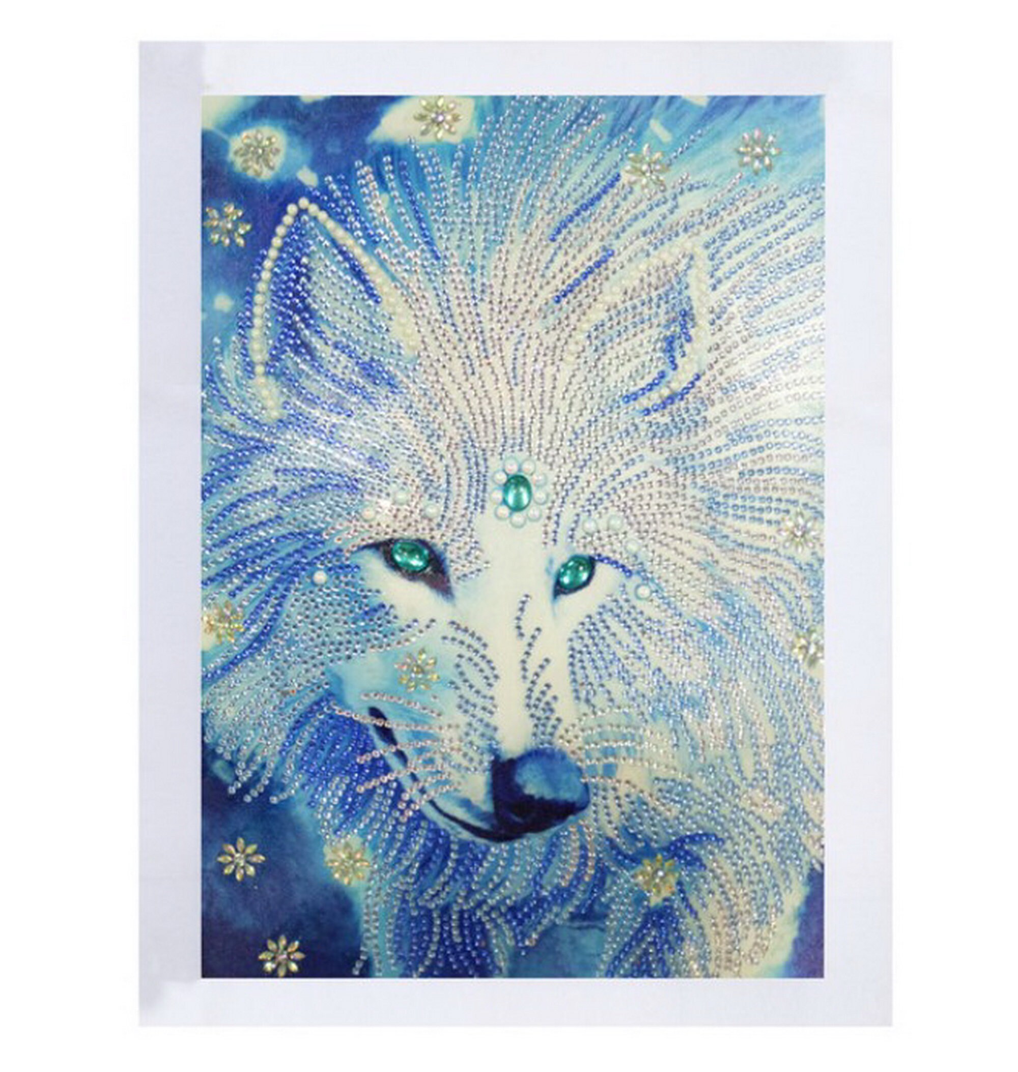 11.81x15.74 Wolf Diamond Painting kit Special Shaped Etsy