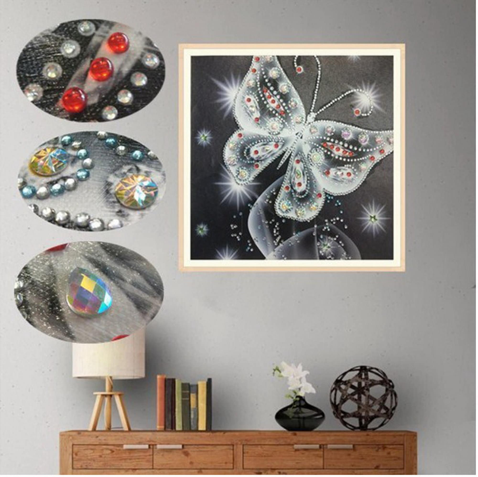 11.81x11.81 Butterfly Diamond Painting kit Special Etsy