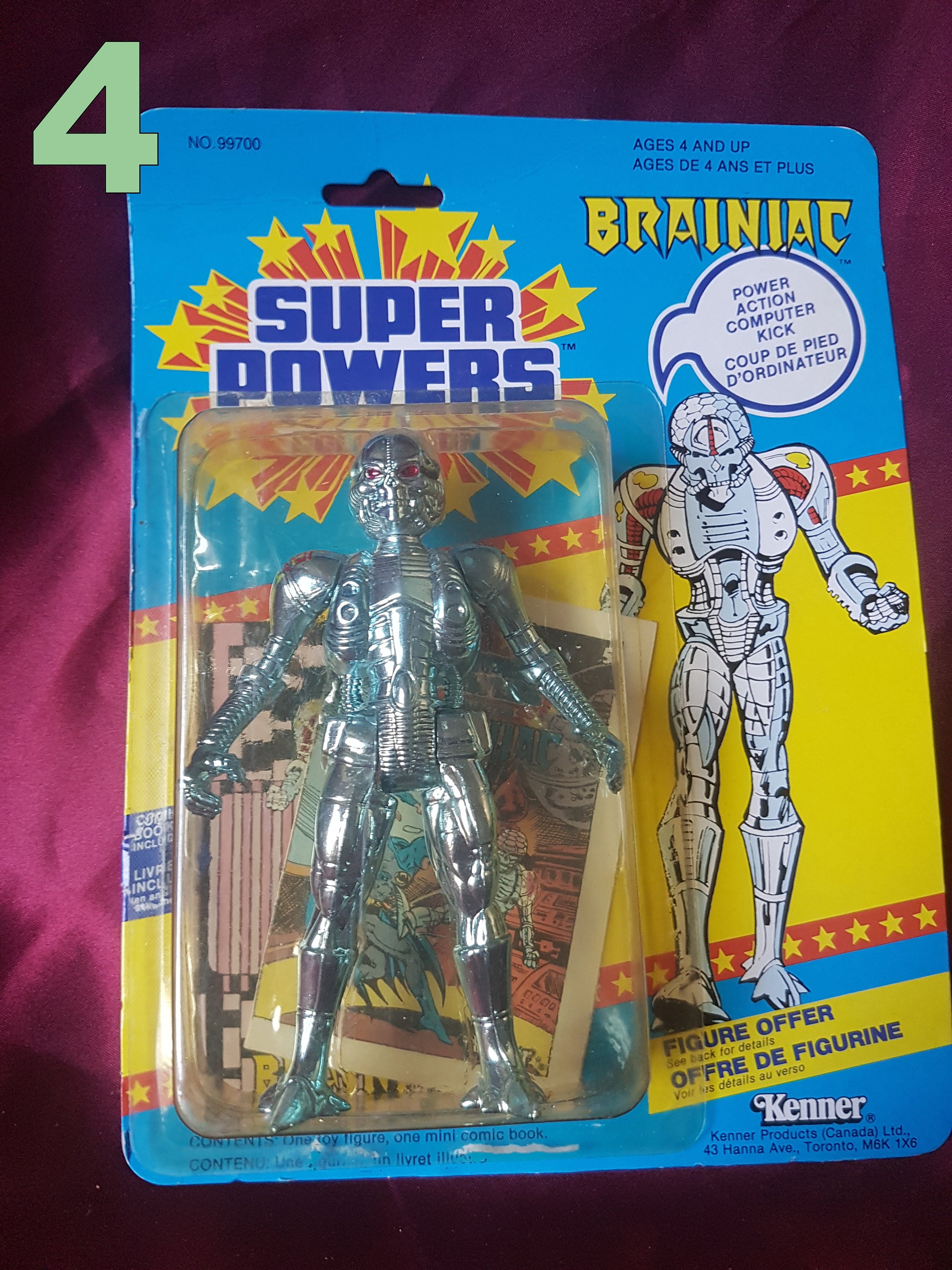 Brainiac Collection Brainiac 1984 Kenner Toys DC Comics Super Powers Collection - Comic ...