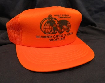 Farming Vintage Hats - Fullback - One size fits all - Pumpkin - Smoky Lake - Classic - Orange - Black - White